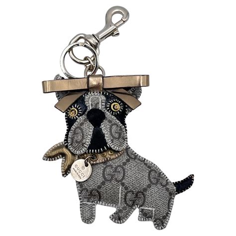 gucci french bulldog keychain.